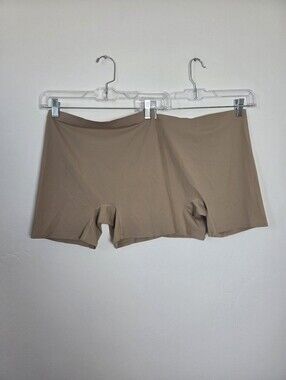 Bundle Of Two Shaper Under Shorts Beige Nude Modesty Guard Small